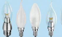 Лампа Е14 светодиодная: основные характеристики